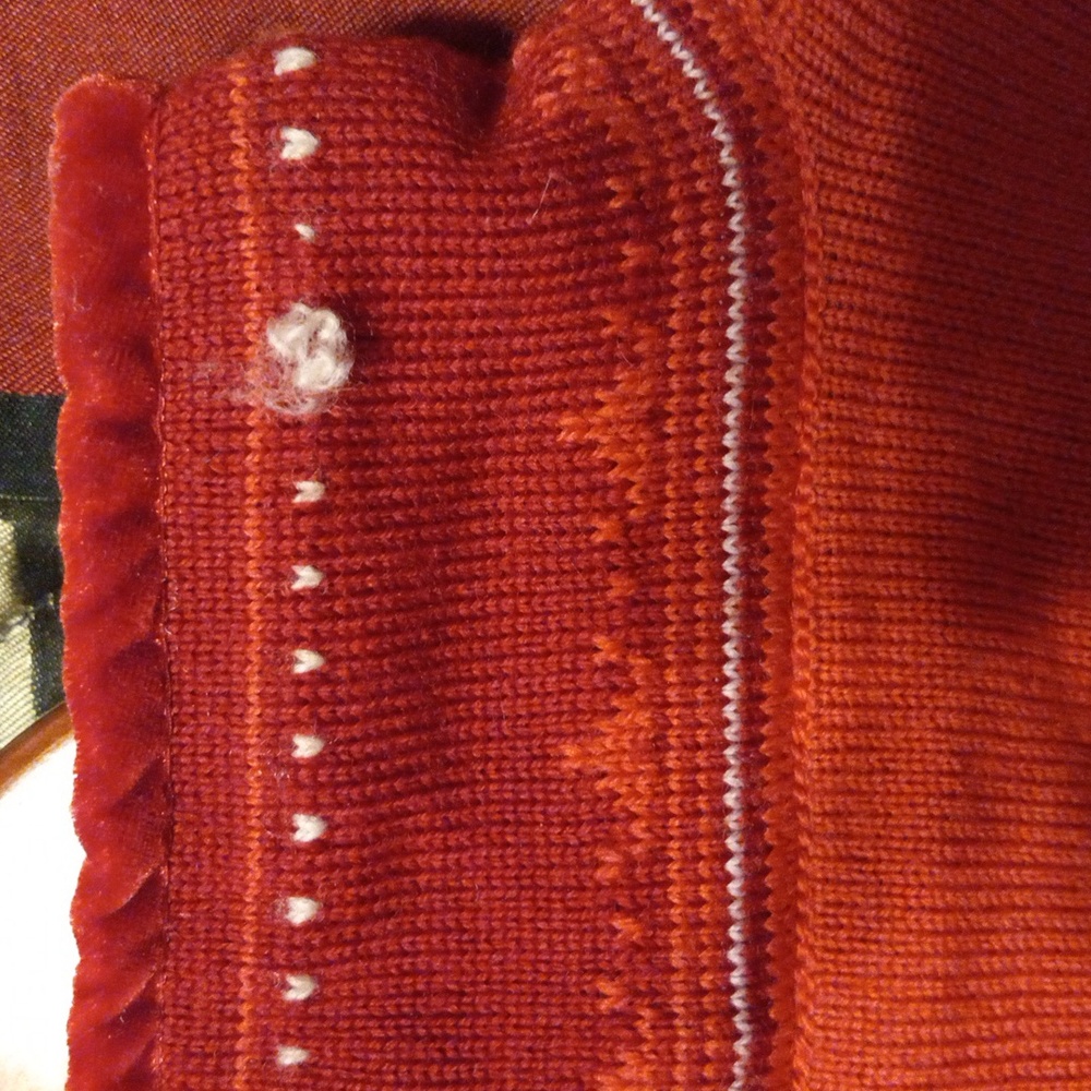 Rust Red Women's Quarter-Zip Sweater - Brand Unspecified - Picture 5 of 11